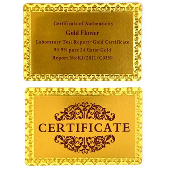 24K Gold Foil Rose mit Box | Brehn