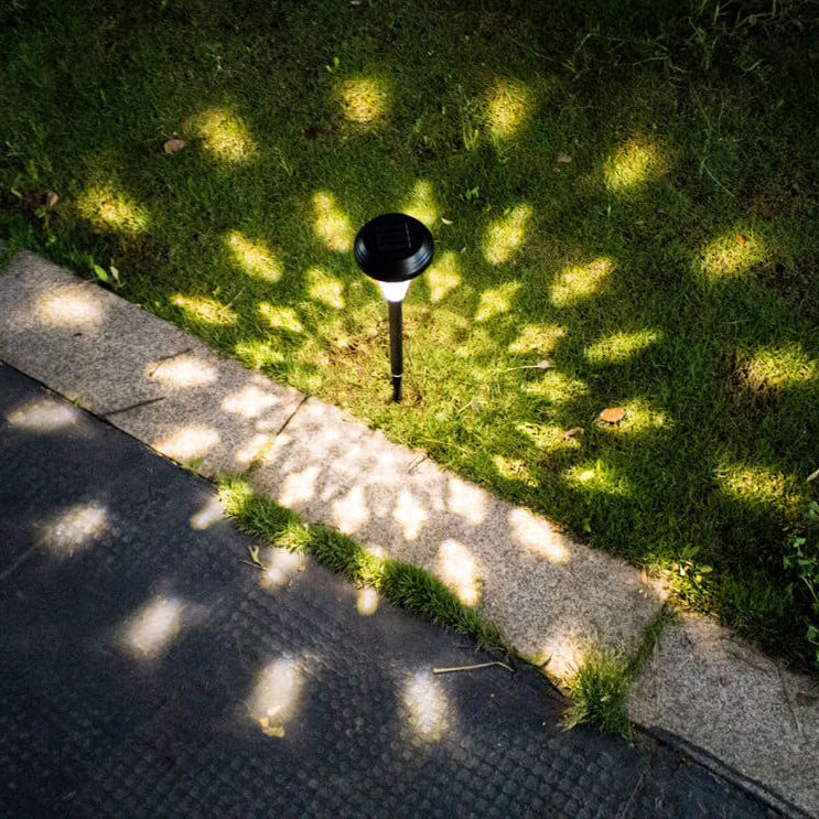 Moderne Solar Glas Kegel LED Außen Garten Bodeneinbau Landschaftslicht | Brehn