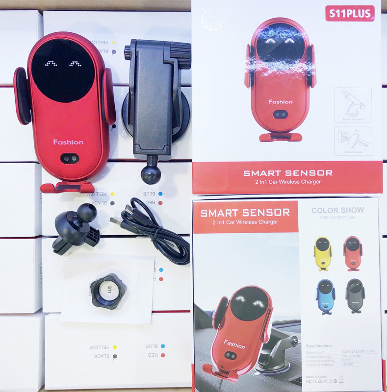 Smart Wireless Auto-Sensing Auto Telefon Halter Ladegerät | Brehn