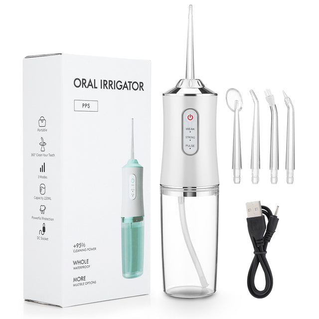 Brehn | Wasserdichter Irrigator Dentalreiniger, kabelloser & wiederaufladbarer Wasserzahnseide