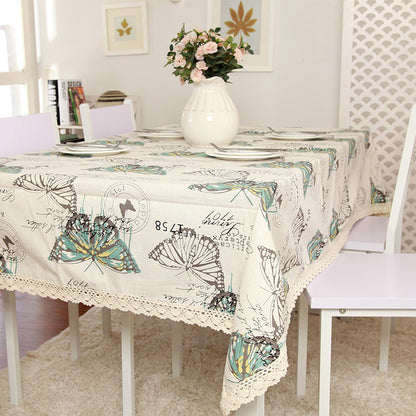 Dekorative Schmetterlingsdruck Tischdecke