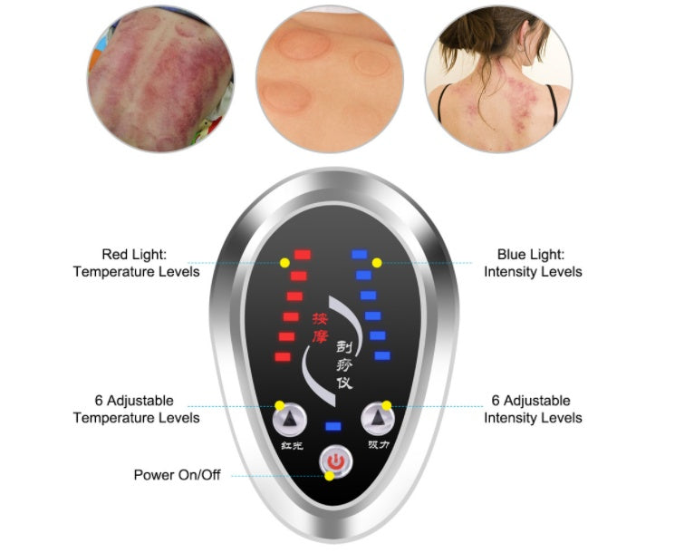 Wireless Gua Sha Vakuum-Saugmassage, negative Druck-Magnettherapie. | Brehn