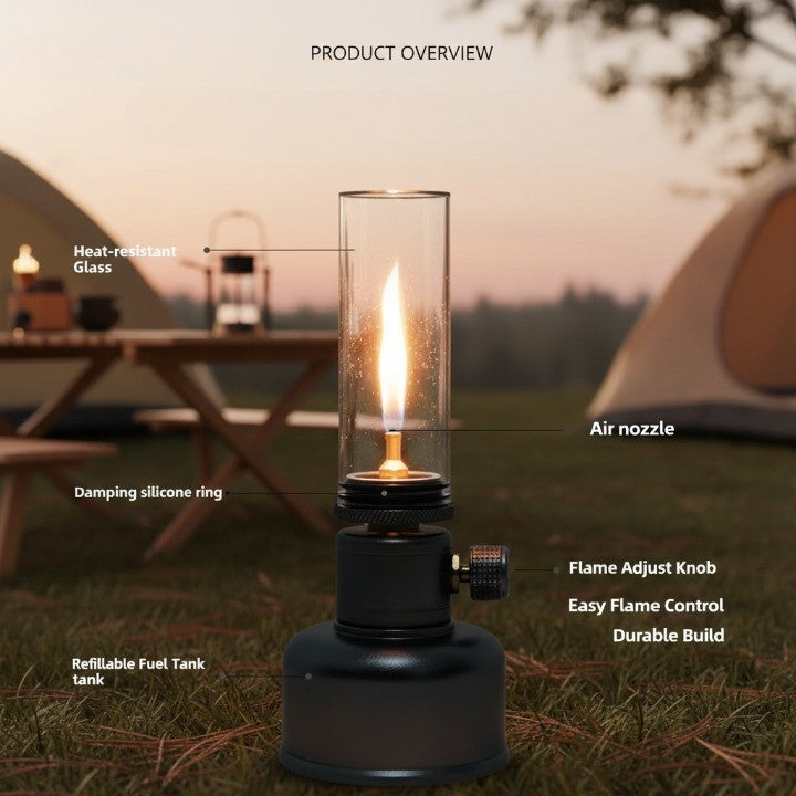 Brehn | Mini Gasflammen-Tischlampe