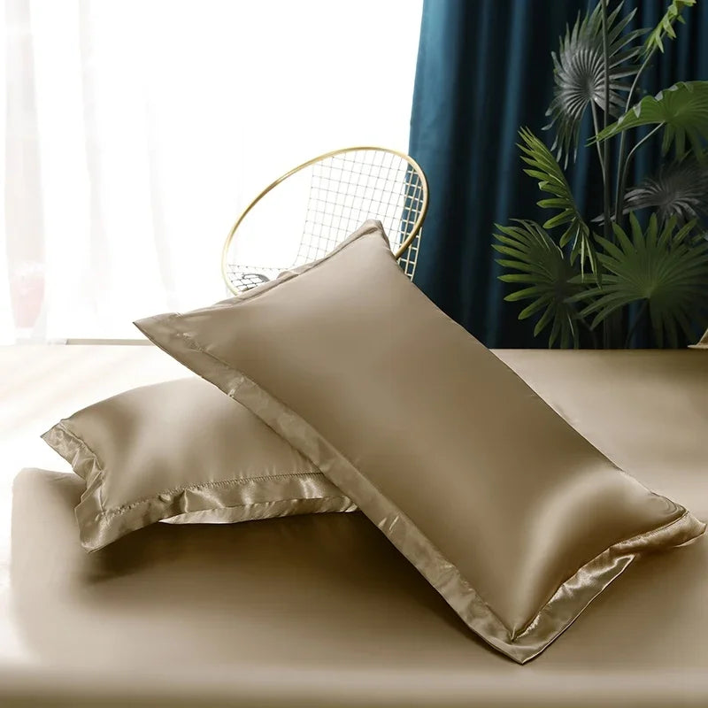 Brehn | Luxuriöses Seiden-Satin-Bettwäsche-Set - SilkElegance