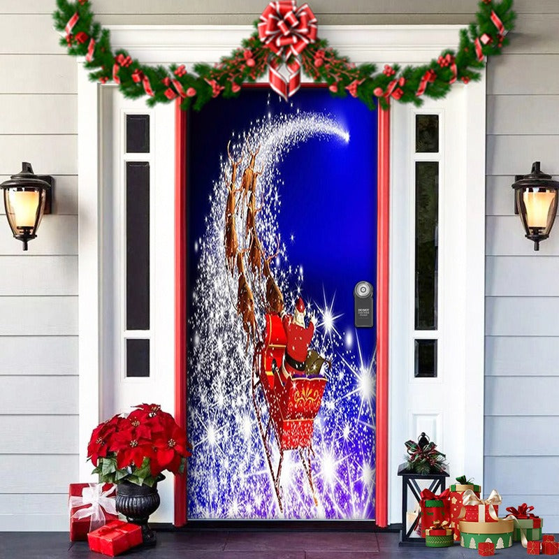 Brehn | Nightmare Before Christmas Außen dekorations Requisiten Weihnachts Elfen Tür Abdeckung