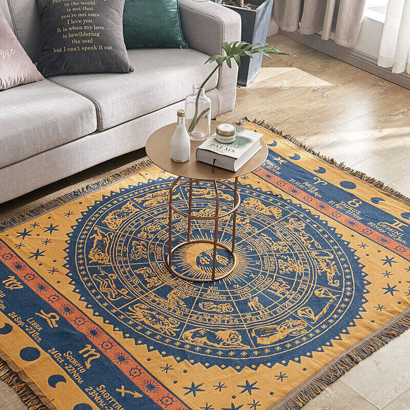 Bohemian Strickwurfdecken für Sofa Dekor