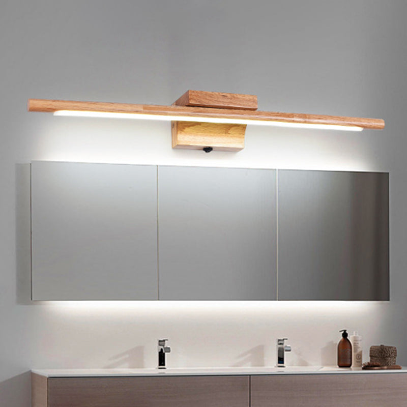 Wandleuchte aus Holz mit LED-Technologie, Simplicity Residence Wandleuchte für Badezimmer