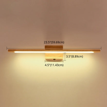Wandleuchte aus Holz mit LED-Technologie, Simplicity Residence Wandleuchte für Badezimmer
