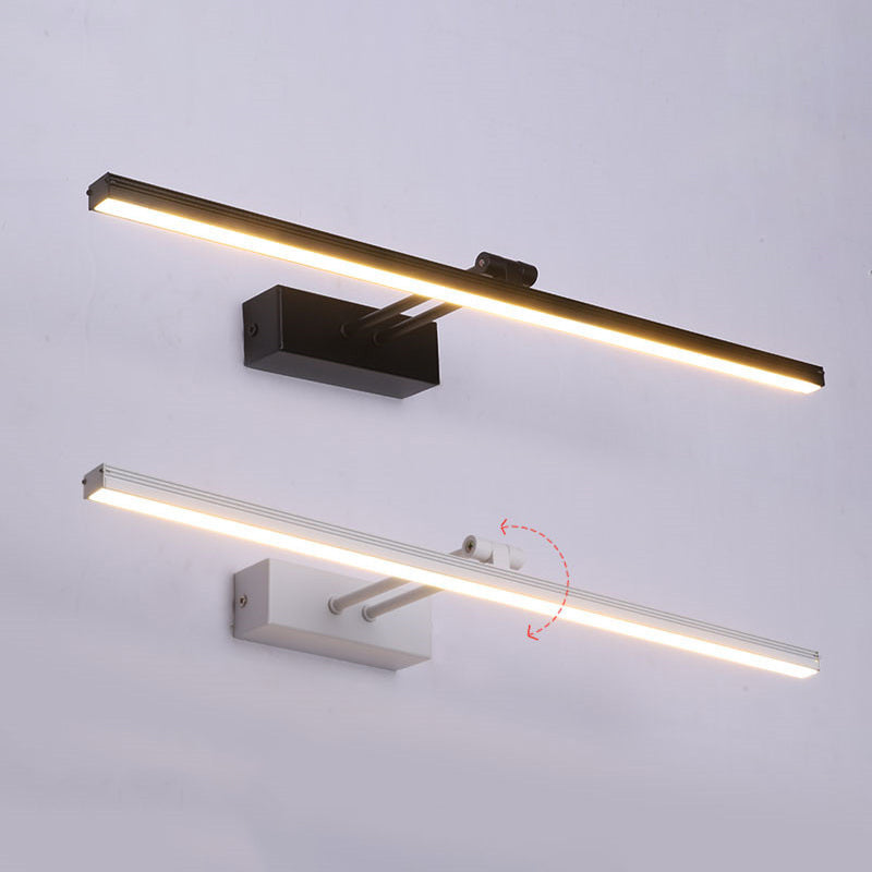Lineare Spiegel Beleuchtung Moderner Minimalistischer Stil Metall Einzelne Spiegel Beleuchtung | Brehn