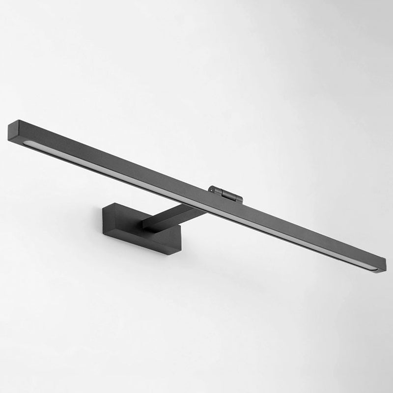 Rechteckige Wandlampe Waschbecken Leuchten Nordic Minimalistischer Stil Aluminium Einzige Waschbeckenlampe | Brehn
