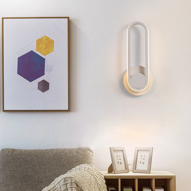 Reguläre moderne Wandleuchte LED Metall Nachttischlampen mit drehbarem Kopf | Brehn
