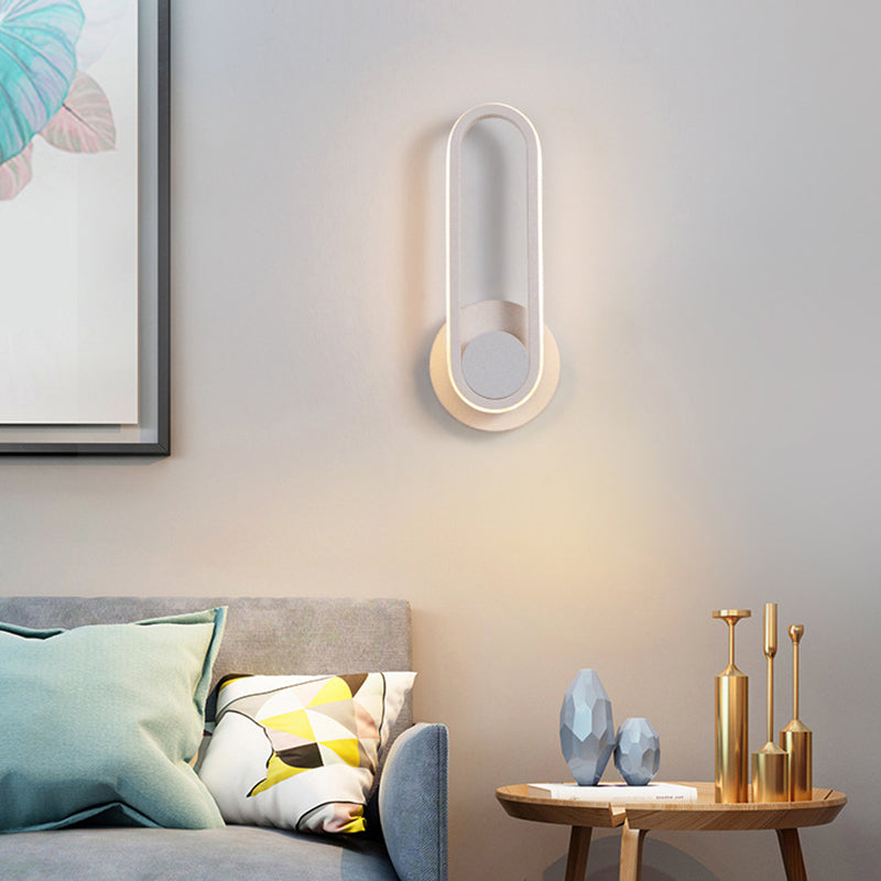 Reguläre moderne Wandleuchte LED Metall Nachttischlampen mit drehbarem Kopf | Brehn