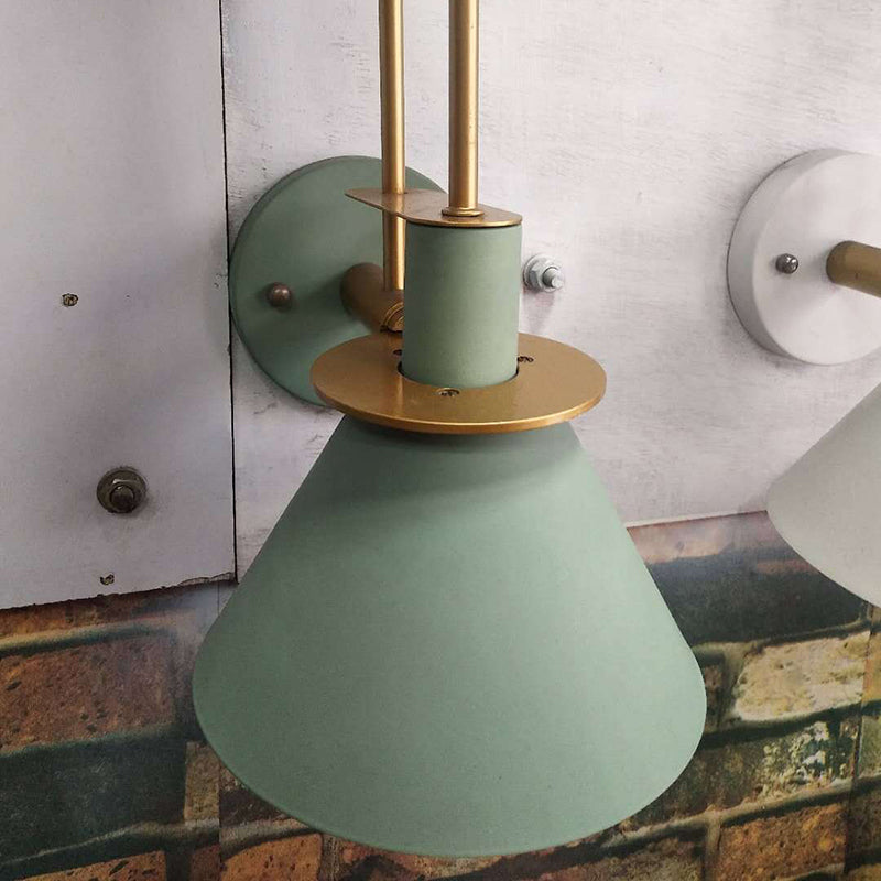 Macaroon Stil Wandmontage Lichtarmatur Metall Bunte Wandleuchte für Hotelzimmer | Brehn