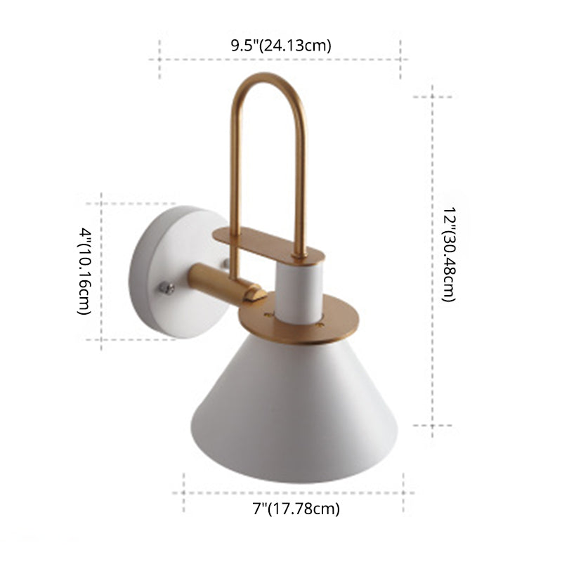 Macaroon Stil Wandmontage Lichtarmatur Metall Bunte Wandleuchte für Hotelzimmer | Brehn