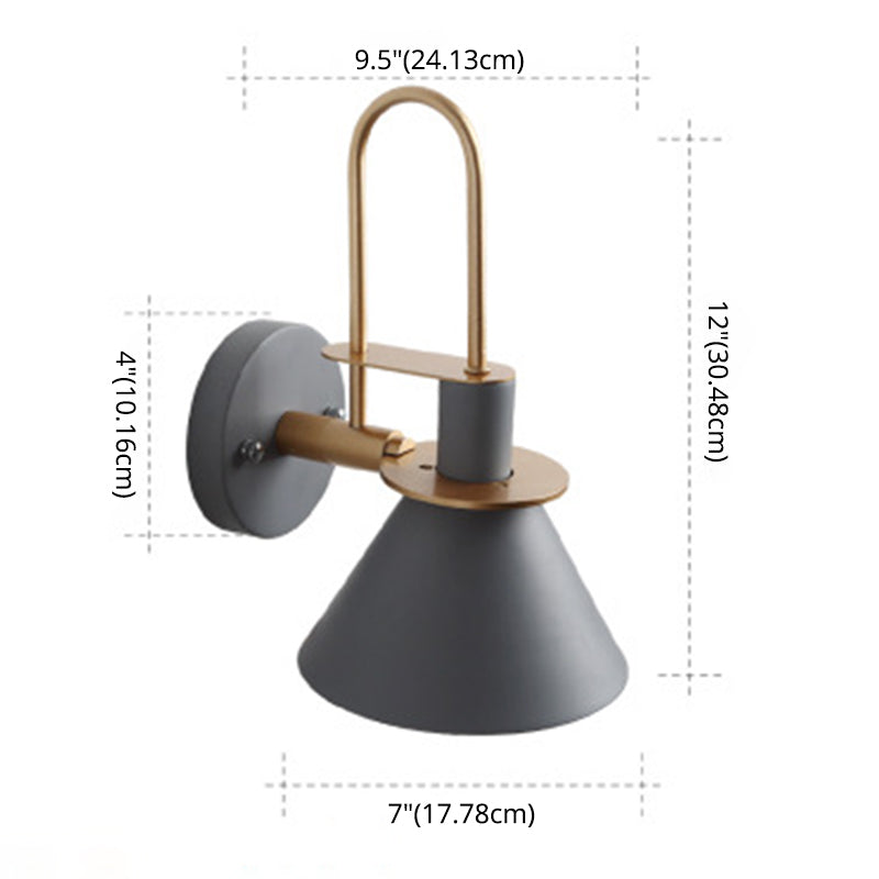 Macaroon Stil Wandmontage Lichtarmatur Metall Bunte Wandleuchte für Hotelzimmer | Brehn