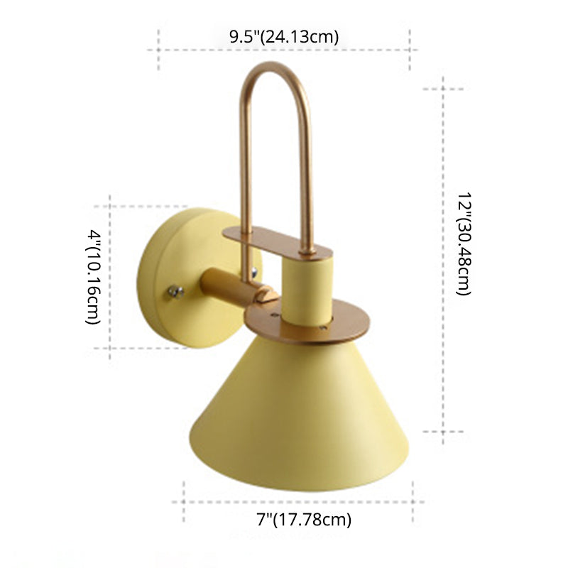 Macaroon Stil Wandmontage Lichtarmatur Metall Bunte Wandleuchte für Hotelzimmer | Brehn