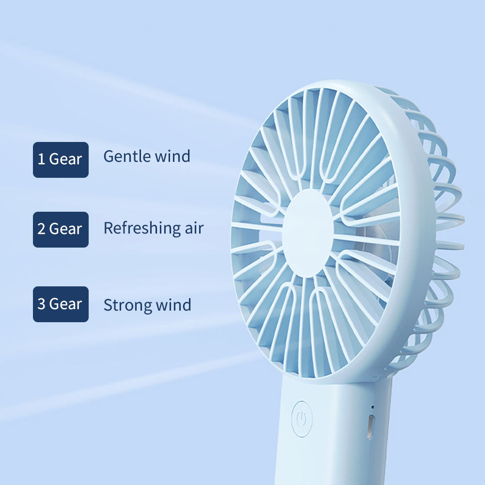 Mini tragbarer Handheld USB wiederaufladbarer Ventilator | Brehn