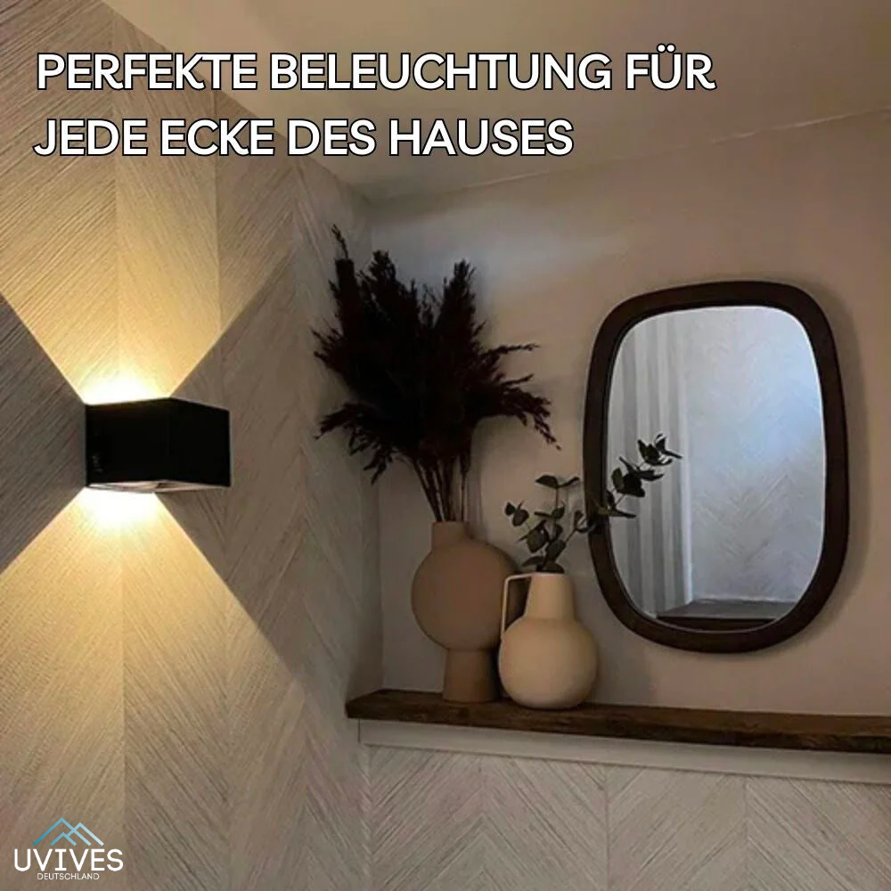 Drahtlose LED-Wandlampe | Brehn