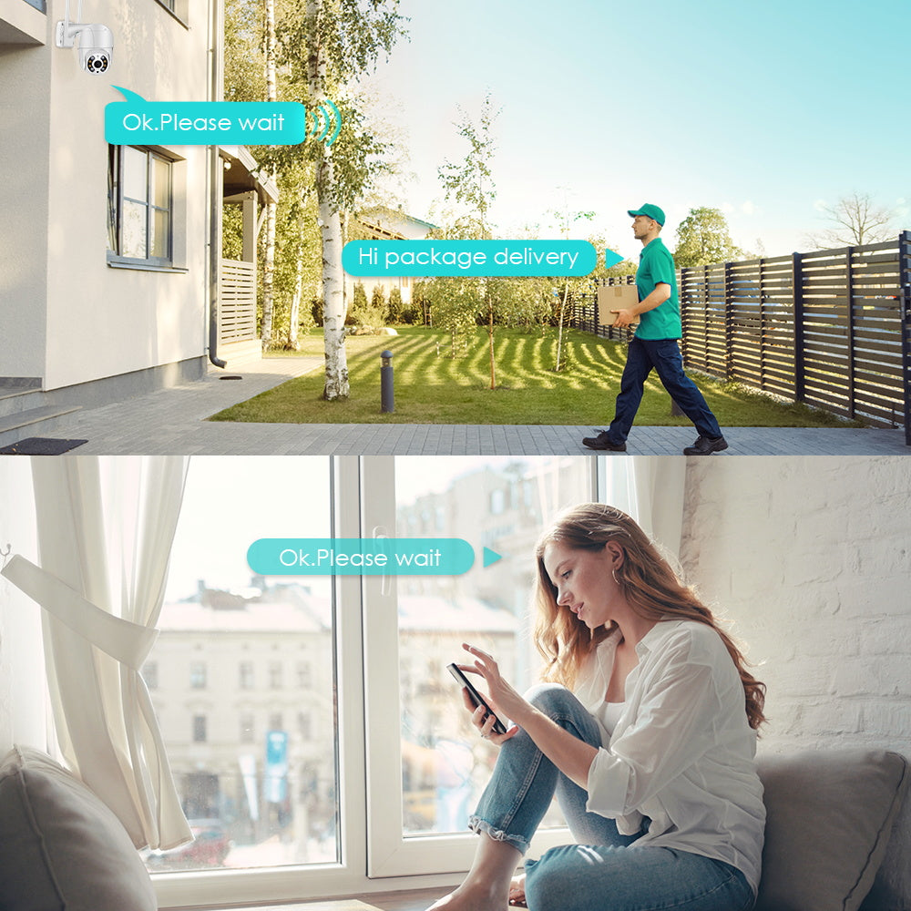 SecureView 360 – Drahtlose Sicherheitskamera mit 360° Abdeckung | Brehn
