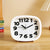 Stilvolle kompakte quadratische Uhr mit 3D-Design für moderne Dekoration | Brehn