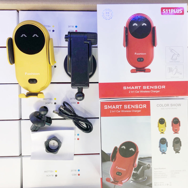 Smart Wireless Auto-Sensing Auto Telefon Halter Ladegerät | Brehn