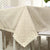 Elegante bestickte Spitzen-Tischdecke