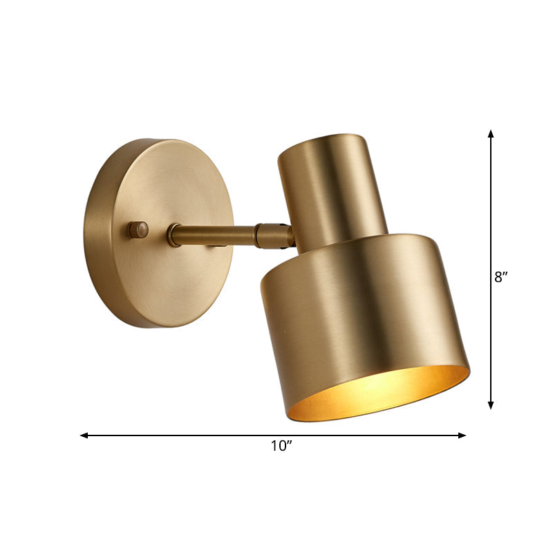 Metall Messing Wand Vanity Licht Zylinder 1/2/3-Birne LED Traditionalist Wandleuchte für Badezimmer | Brehn