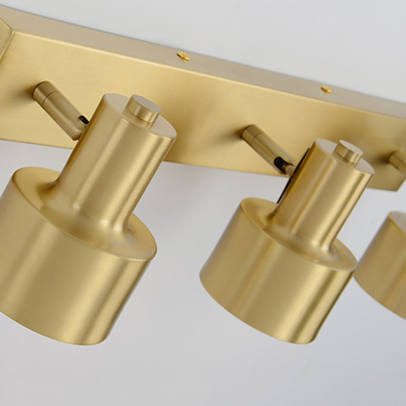 Metall Messing Wand Vanity Licht Zylinder 1/2/3-Birne LED Traditionalist Wandleuchte für Badezimmer | Brehn