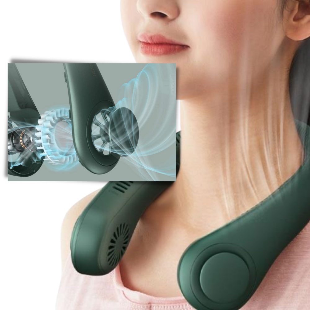 Tragbarer Mini-Akku-Halsventilator | Brehn