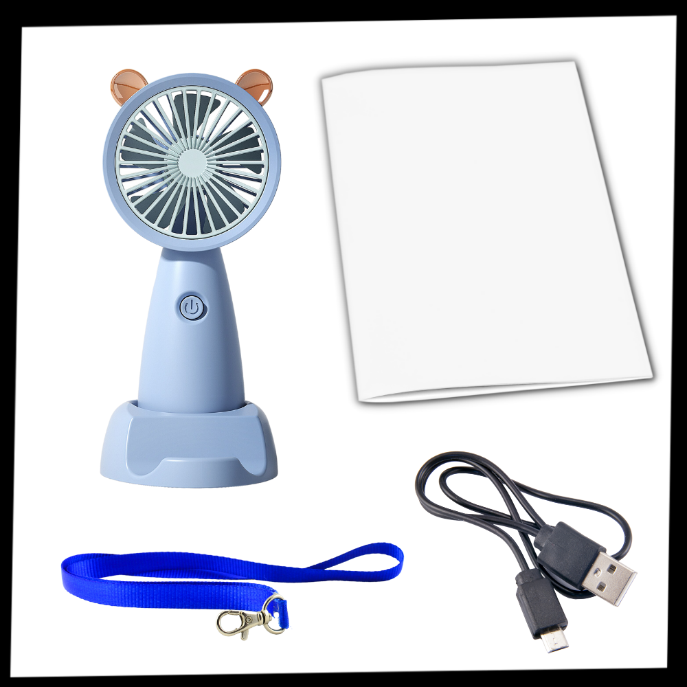 Mini USB Ventilator mit Handyhalter | Brehn