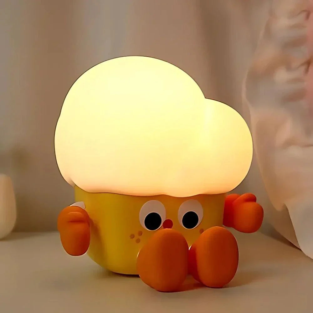 Nachtlicht aus Silikon, Tier-Nachttischlampe