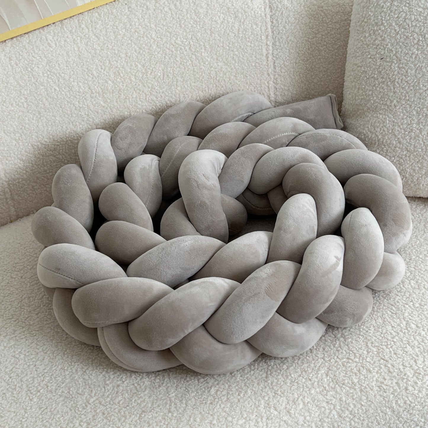 Brehn | WaveCushion - Moderner Waschbarer Bodenkissen mit Geometrie