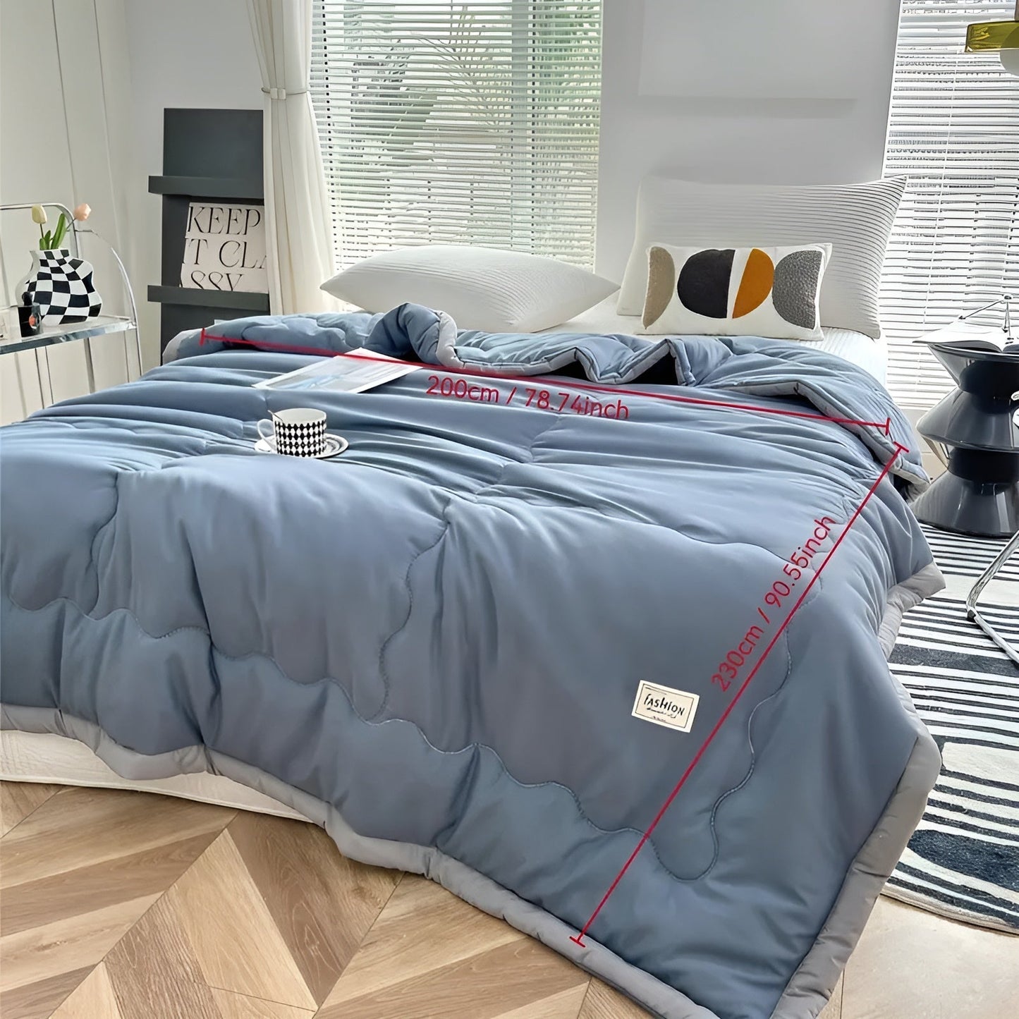 Leichte Sommerdecke – atmungsaktiv & vielseitig | Für Sofa, Bett & Reisen