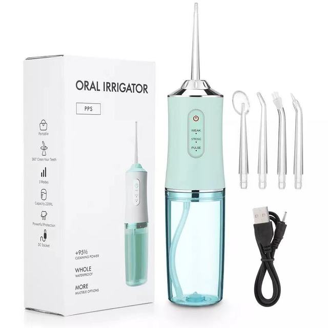 Brehn | Wasserdichter Irrigator Dentalreiniger, kabelloser & wiederaufladbarer Wasserzahnseide