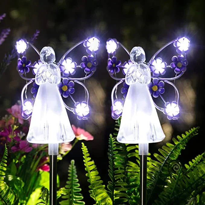 Luminous Haven Solar-Engel-LED-Gartenleuchte – Elegante Außenbeleuchtung für Gärten und Gedenkstätten