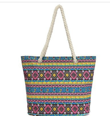Große Farbenfrohe Strandtasche Brehn
