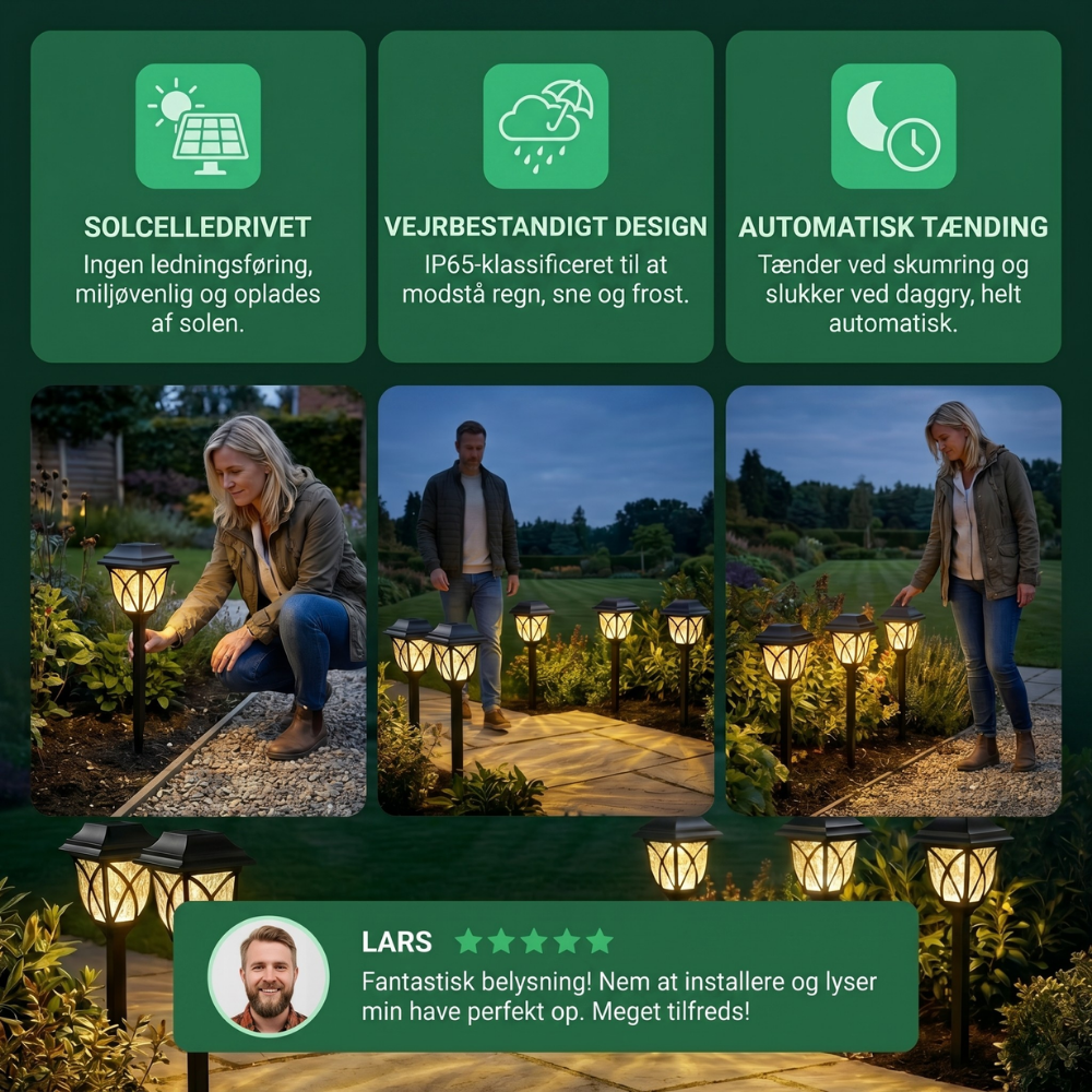 LumaPath Solarleuchte für Gartenwege | Brehn
