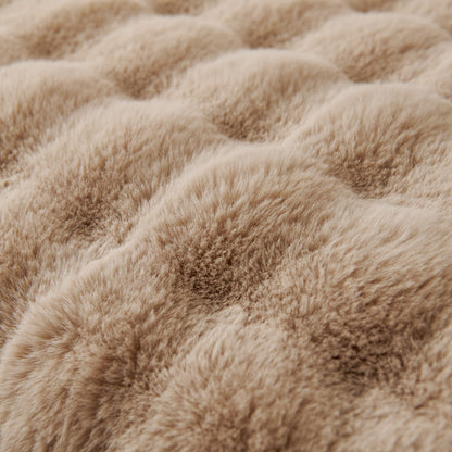 Luxe Ripple Faux Fur Sofa Cover - Modern, Stylisch & Langlebig Sofa Schutz | Brehn
