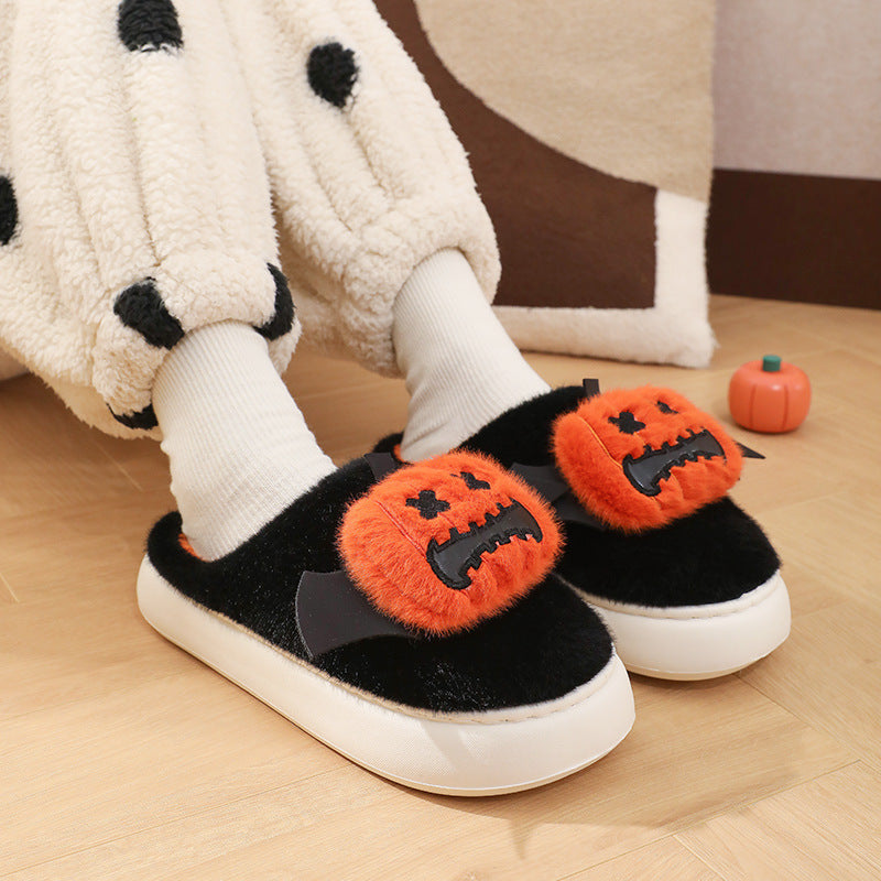 Halloween Hausschuhe – Warme rutschfeste Hausschuhe mit Cartoon-Design | Brehn
