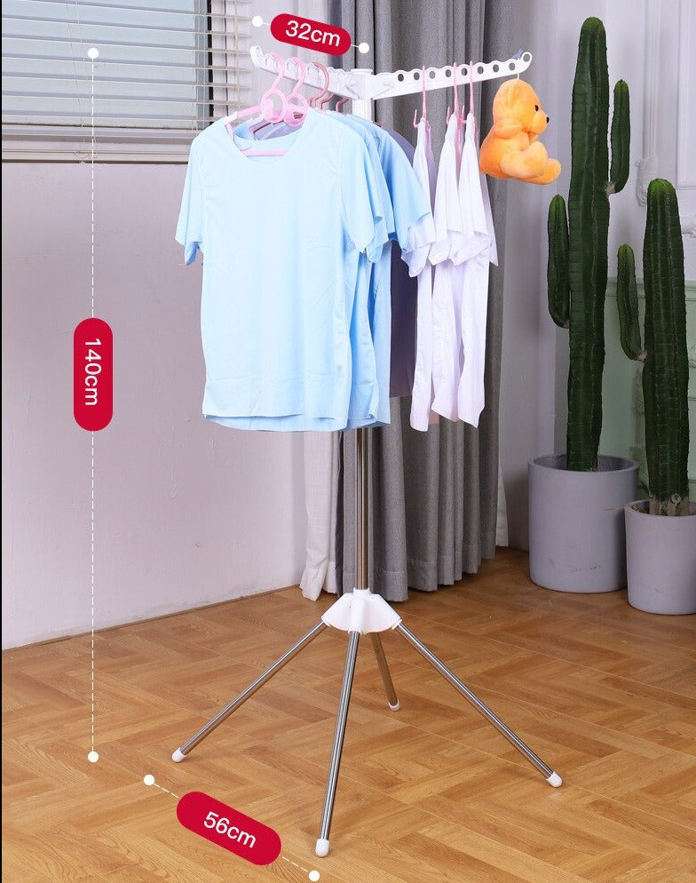 Brehn | Tragbarer Edelstahl-Triangle Kleider-Trockner-Haken