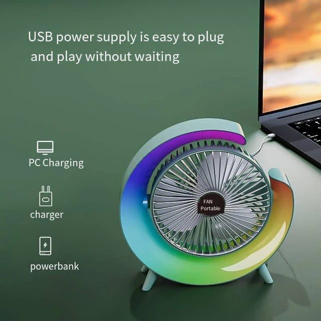 Fan Desktop Rechargeable 2:1 | Brehn