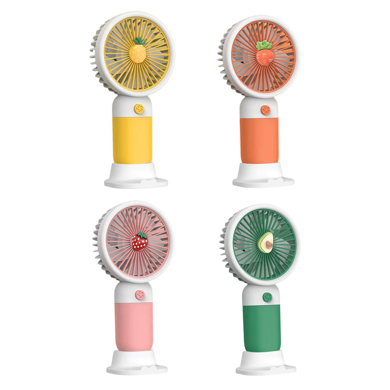 MTech Tragbarer Handventilator – Starker Wind, Geräuschlos, Wiederaufladbarer Mini-Ventilator mit Basis | Brehn