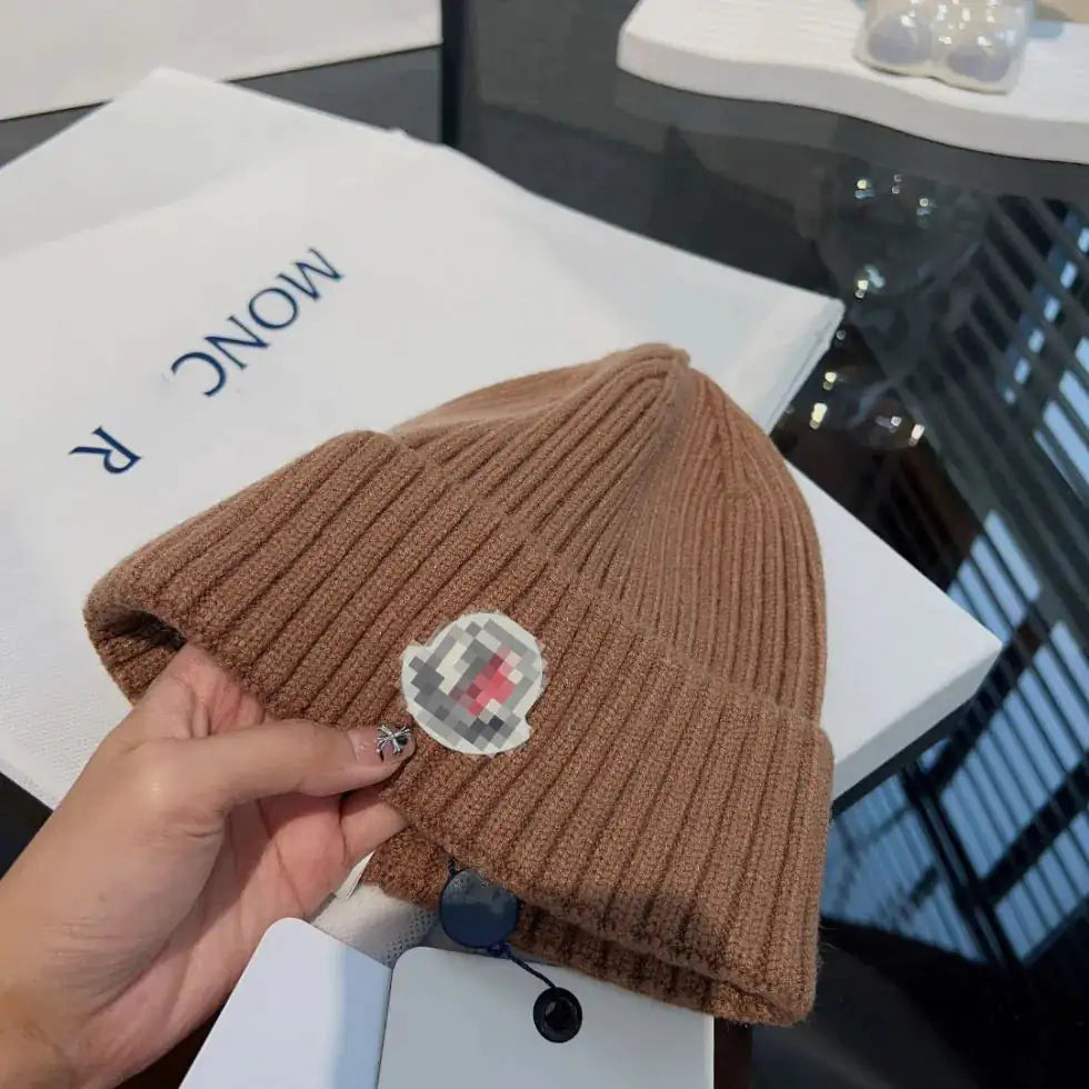 BowLift Designer Knit Beanie | Warm Ribbed Knit Hat for Men and Women | Luxury Winter Style