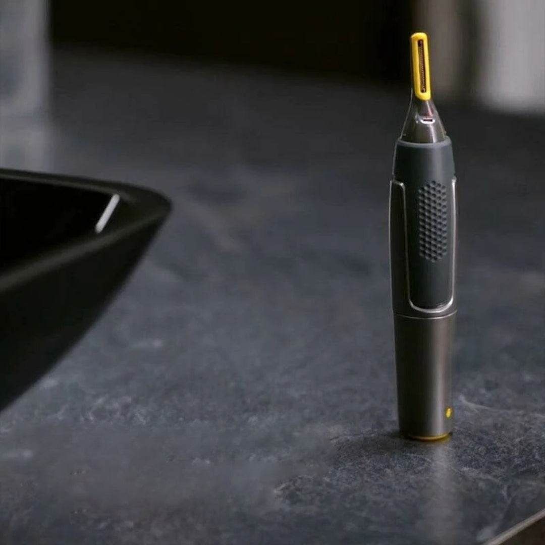 PrecisionEdge Gesichtshaartrimmer mit LED-Licht und ergonomischem Design
