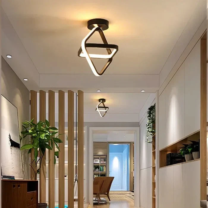 Brehn | Moderne LED-Deckenlampe mit doppeltem Ringdesign - Twilight-Ringe