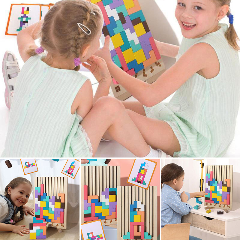 Brehn | Holz Stapel Puzzle Spielzeug
