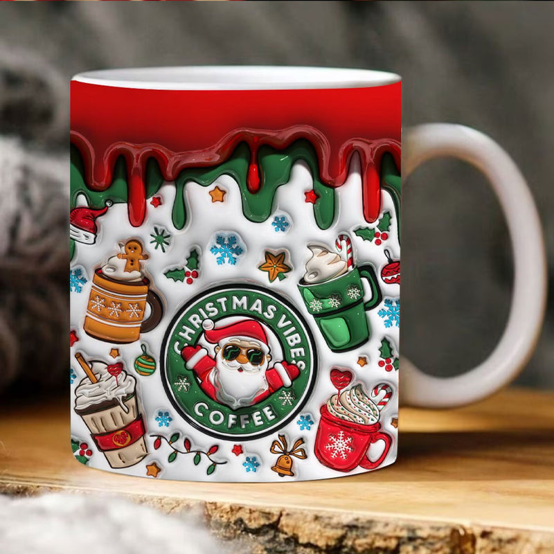 Brehn | 3D Weihnachts Inflated Becher Wrap