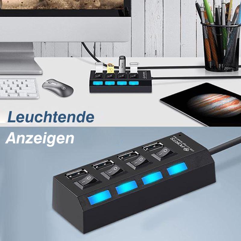 Brehn | Hochgeschwindigkeits-USB-Hub mit mehreren Anschlüssen