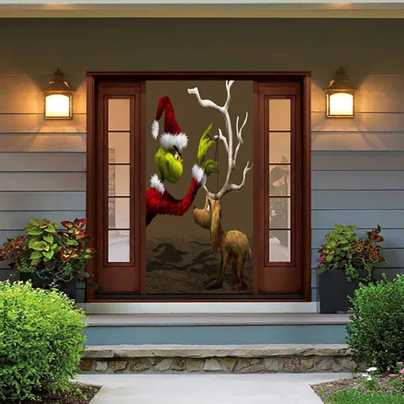 Brehn | Nightmare Before Christmas Außen dekorations Requisiten Weihnachts Elfen Tür Abdeckung