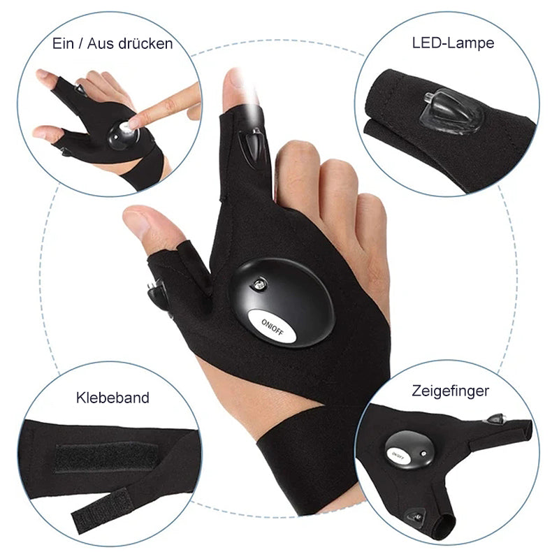 Brehn | LED-Handschuhe mit Beleuchtung